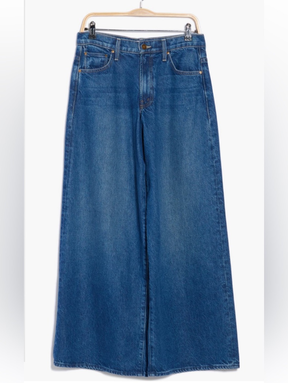 Mother The Rigatoni Sneak Wide Leg Jean - Picture 3 of 4